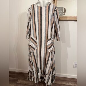 👗Striped Casual Maxi Dress 👗